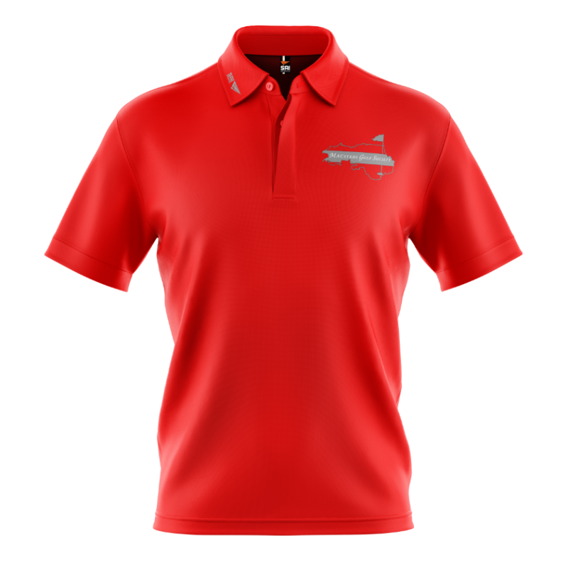 Macsters Golf Society Polo - Red
