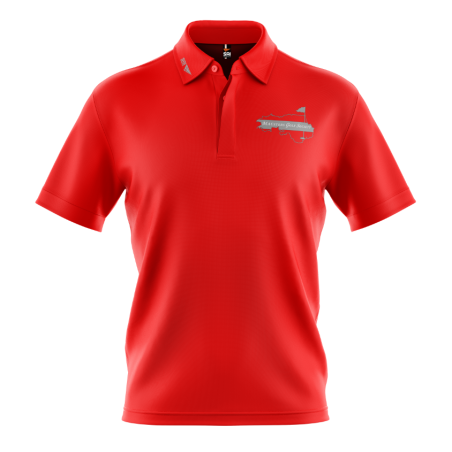 Macsters Golf Society Polo - Red